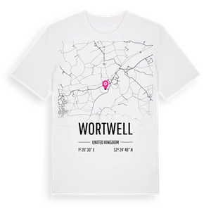Wortwell karta t-shirt – ekologisk bomull t-shirt från Pinshirt