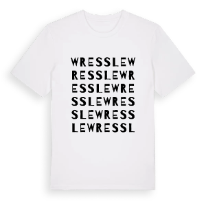 Wressle ordlek t-shirt – ekologisk bomull t-shirt från Pinshirt
