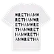 Wretham ordlek t-shirt