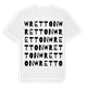 Wretton ordlek t-shirt