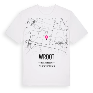 Wroot karta t-shirt – ekologisk bomull t-shirt från Pinshirt