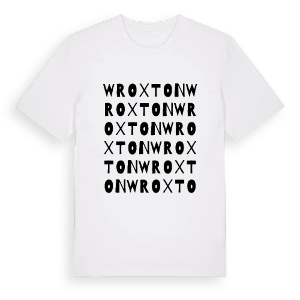 Wroxton ordlek t-shirt – ekologisk bomull t-shirt från Pinshirt
