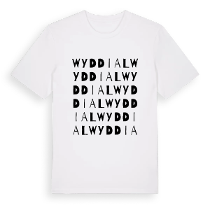 Wyddial ordlek t-shirt – ekologisk bomull t-shirt från Pinshirt