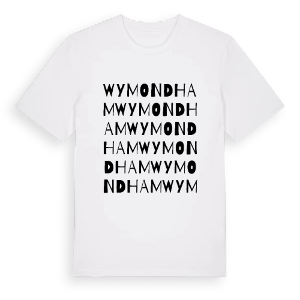 Wymondham ordlek t-shirt – ekologisk bomull t-shirt från Pinshirt