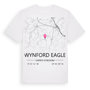 Wynford Eagle karta t-shirt – ekologisk bomull t-shirt från Pinshirt