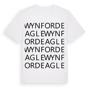 Wynford Eagle ordlek t-shirt – ekologisk bomull t-shirt från Pinshirt