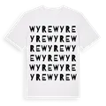 Wyre ordlek t-shirt