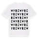 Wyre ordlek t-shirt