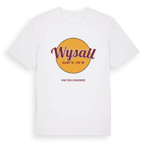 Wysall cirkel t-shirt – ekologisk bomull t-shirt från Pinshirt