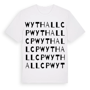 Wythall CP ordlek t-shirt – ekologisk bomull t-shirt från Pinshirt