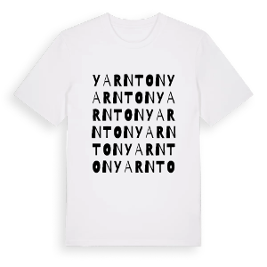 Yarnton ordlek t-shirt – ekologisk bomull t-shirt från Pinshirt