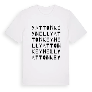 Yatton Keynell ordlek t-shirt – ekologisk bomull t-shirt från Pinshirt