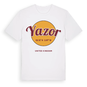 Yazor cirkel t-shirt – ekologisk bomull t-shirt från Pinshirt