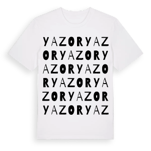Yazor ordlek t-shirt – ekologisk bomull t-shirt från Pinshirt