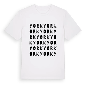 York ordlek t-shirt – ekologisk bomull t-shirt från Pinshirt