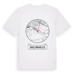 Barış Mahallesi t-shirt – ekologisk bomull t-shirt från Pinshirt