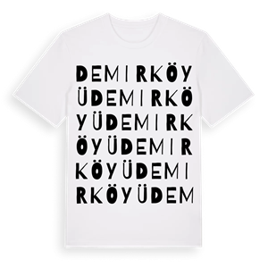 Demir Köyü ordlek t-shirt – ekologisk bomull t-shirt från Pinshirt