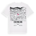 Erzincan karta t-shirt
