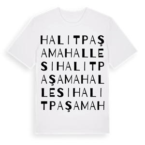 Halitpaşa Mahallesi ordlek t-shirt – ekologisk bomull t-shirt från Pinshirt