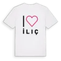 Jag älskar İliç t-shirt stort tryck