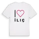 Jag älskar İliç t-shirt stort tryck