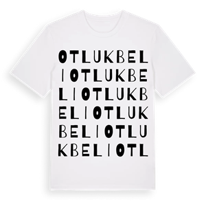 Otlukbeli ordlek t-shirt – ekologisk bomull t-shirt från Pinshirt