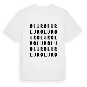 Olur ordlek t-shirt – ekologisk bomull t-shirt från Pinshirt