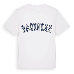 Pasinler college t-shirt – ekologisk bomull t-shirt från Pinshirt