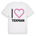 Jag älskar Tekman t-shirt stort tryck