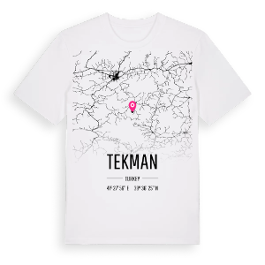 Tekman karta t-shirt – ekologisk bomull t-shirt från Pinshirt