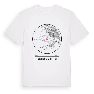 Sazova Mahallesi t-shirt – ekologisk bomull t-shirt från Pinshirt