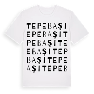 Tepebaşı ordlek t-shirt – ekologisk bomull t-shirt från Pinshirt