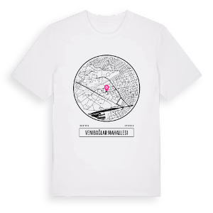 Yenibağlar Mahallesi t-shirt – ekologisk bomull t-shirt från Pinshirt