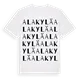 Alakylä ordlek t-shirt