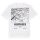 Harapainen karta t-shirt