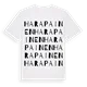 Harapainen ordlek t-shirt