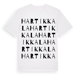 Hartikkala ordlek t-shirt – ekologisk bomull t-shirt från Pinshirt