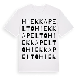 Hiekkapelto ordlek t-shirt – ekologisk bomull t-shirt från Pinshirt