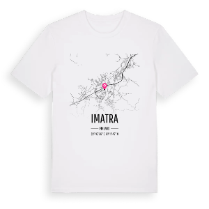 Imatra karta t-shirt – ekologisk bomull t-shirt från Pinshirt