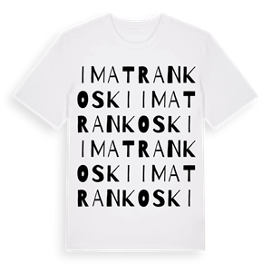 Imatrankoski ordlek t-shirt – ekologisk bomull t-shirt från Pinshirt