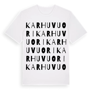 Karhuvuori ordlek t-shirt – ekologisk bomull t-shirt från Pinshirt