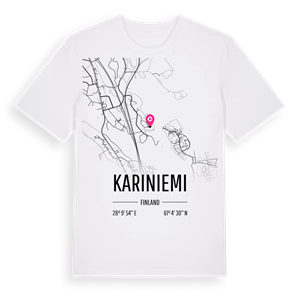 Kariniemi karta t-shirt – ekologisk bomull t-shirt från Pinshirt