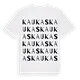 Kaukas ordlek t-shirt