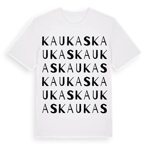 Kaukas ordlek t-shirt – ekologisk bomull t-shirt från Pinshirt