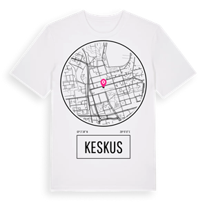 Keskus t-shirt – ekologisk bomull t-shirt från Pinshirt
