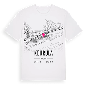 Kourula karta t-shirt – ekologisk bomull t-shirt från Pinshirt