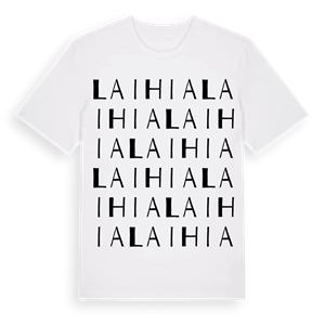 Laihia ordlek t-shirt – ekologisk bomull t-shirt från Pinshirt