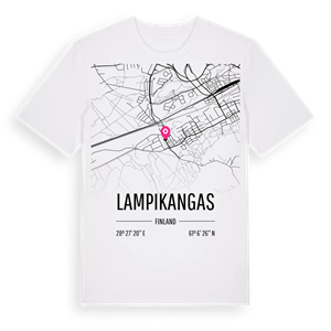 Lampikangas karta t-shirt – ekologisk bomull t-shirt från Pinshirt