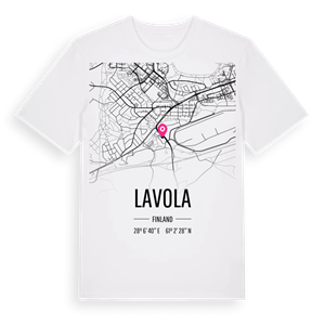 Lavola karta t-shirt – ekologisk bomull t-shirt från Pinshirt