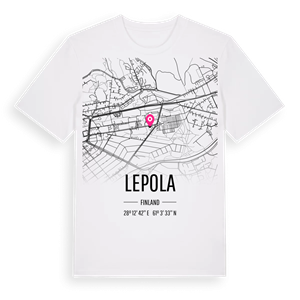 Lepola karta t-shirt – ekologisk bomull t-shirt från Pinshirt